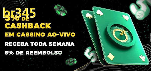 Promoções do cassino ao Vivo br345